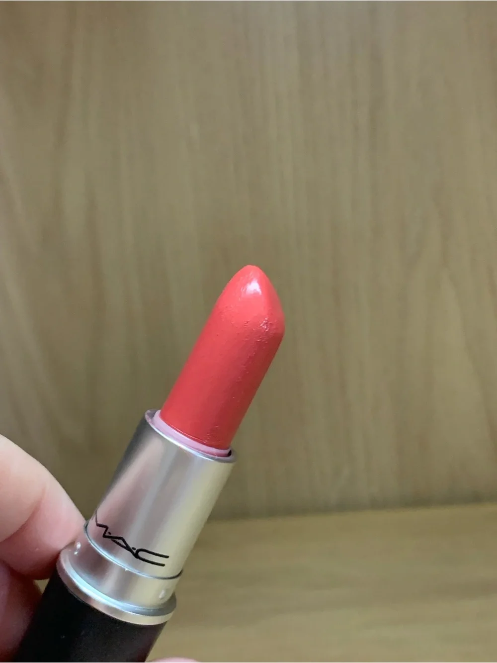 RARE DISCONTINUED MAC Amplified Lipstick — Fine 'N Dandy A74 (Used)